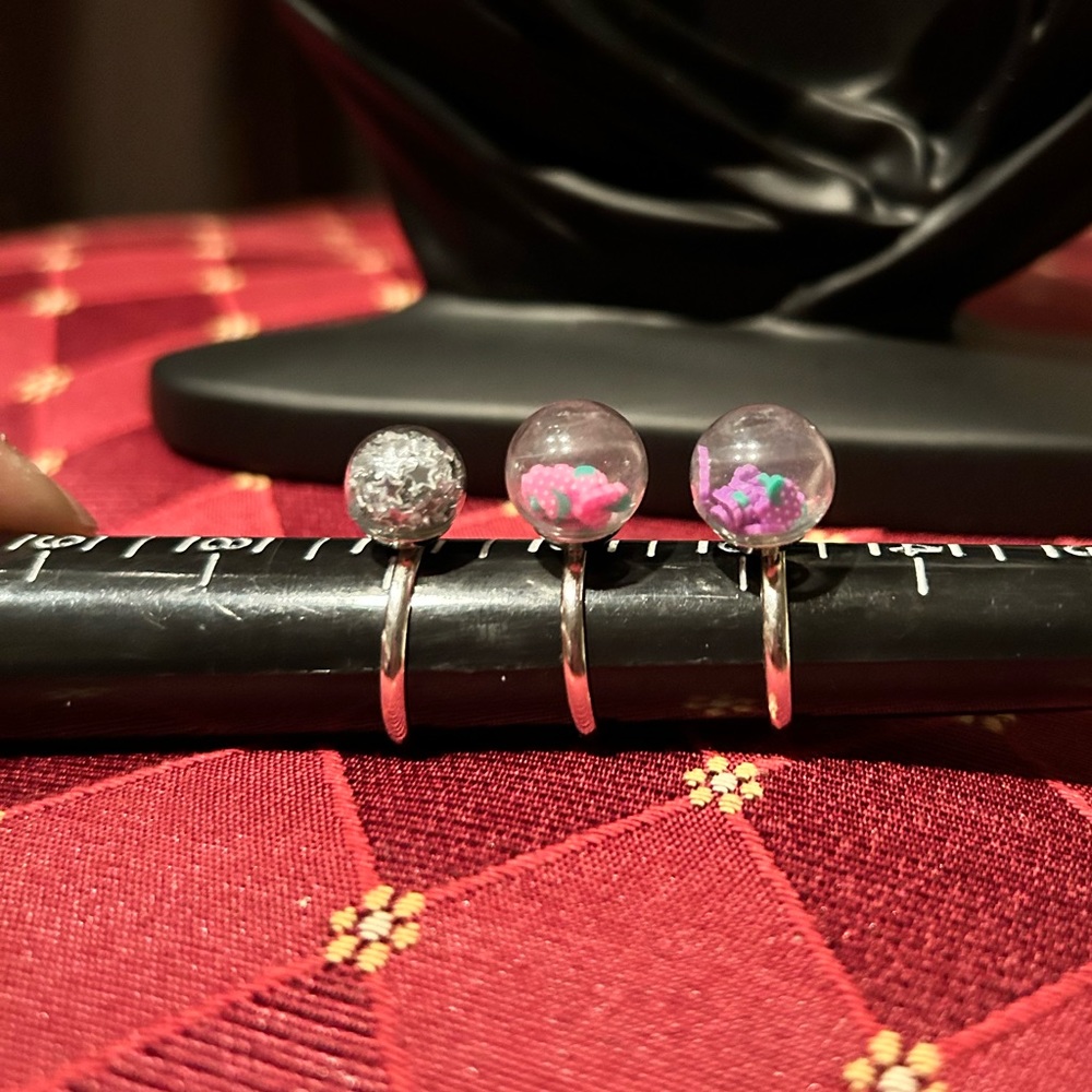 Fun snow globe rings bundle